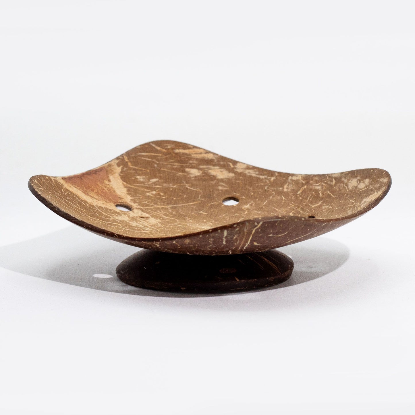 Natural Coconut Soap Dish - Square - 11cm from our luxury coconut soap dishes collection