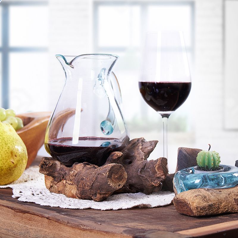 Photo 3 of Molten Glass On Wood- Water Jug Luxury Decor Premium Edition featuring authentic premium craftsmanship.