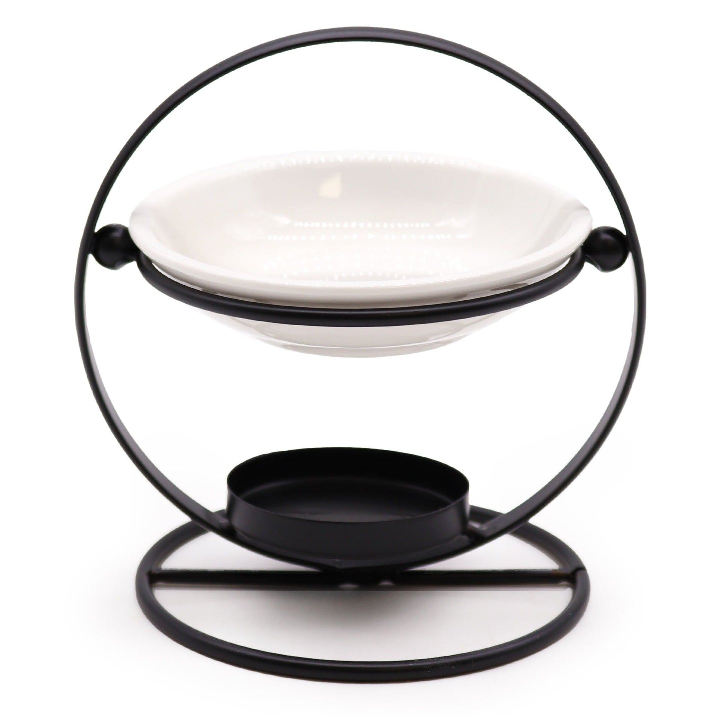 Ceramic & Metal Round Stand from our luxury cool designs oil burners collection