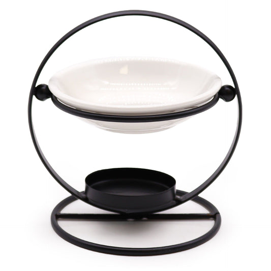 Ceramic & Metal Round Stand from our luxury cool designs oil burners collection