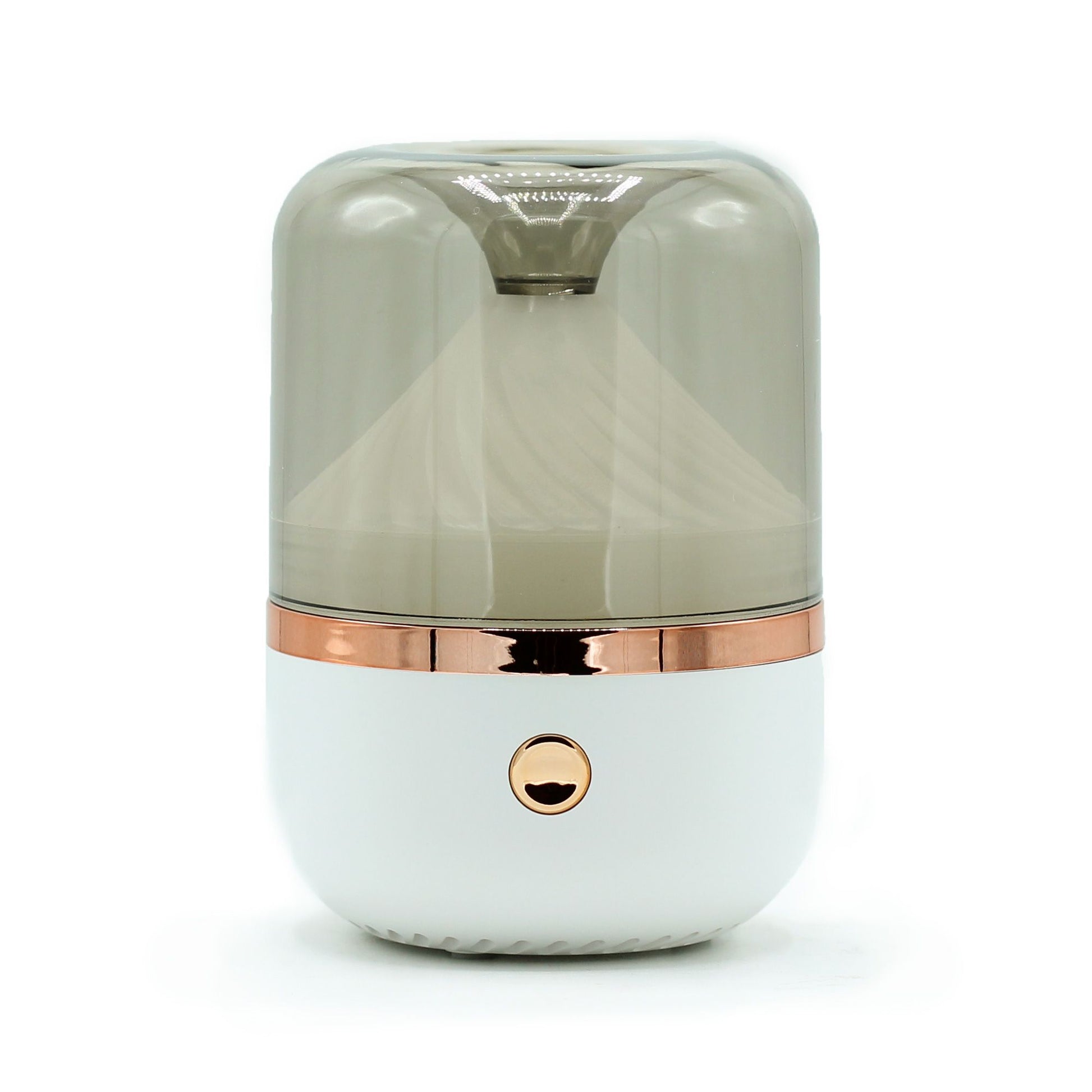 Urban Aroma Diffuser White & Bronze- USB - Colour Change lifestyle product photo on neutral background