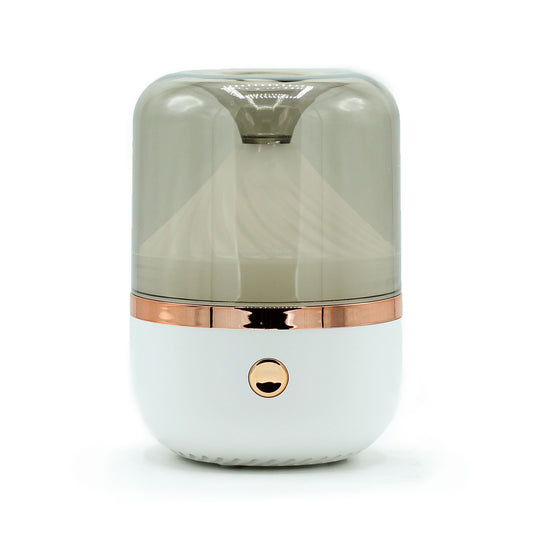 Urban Aroma Diffuser White & Bronze- USB - Colour Change lifestyle product photo on neutral background