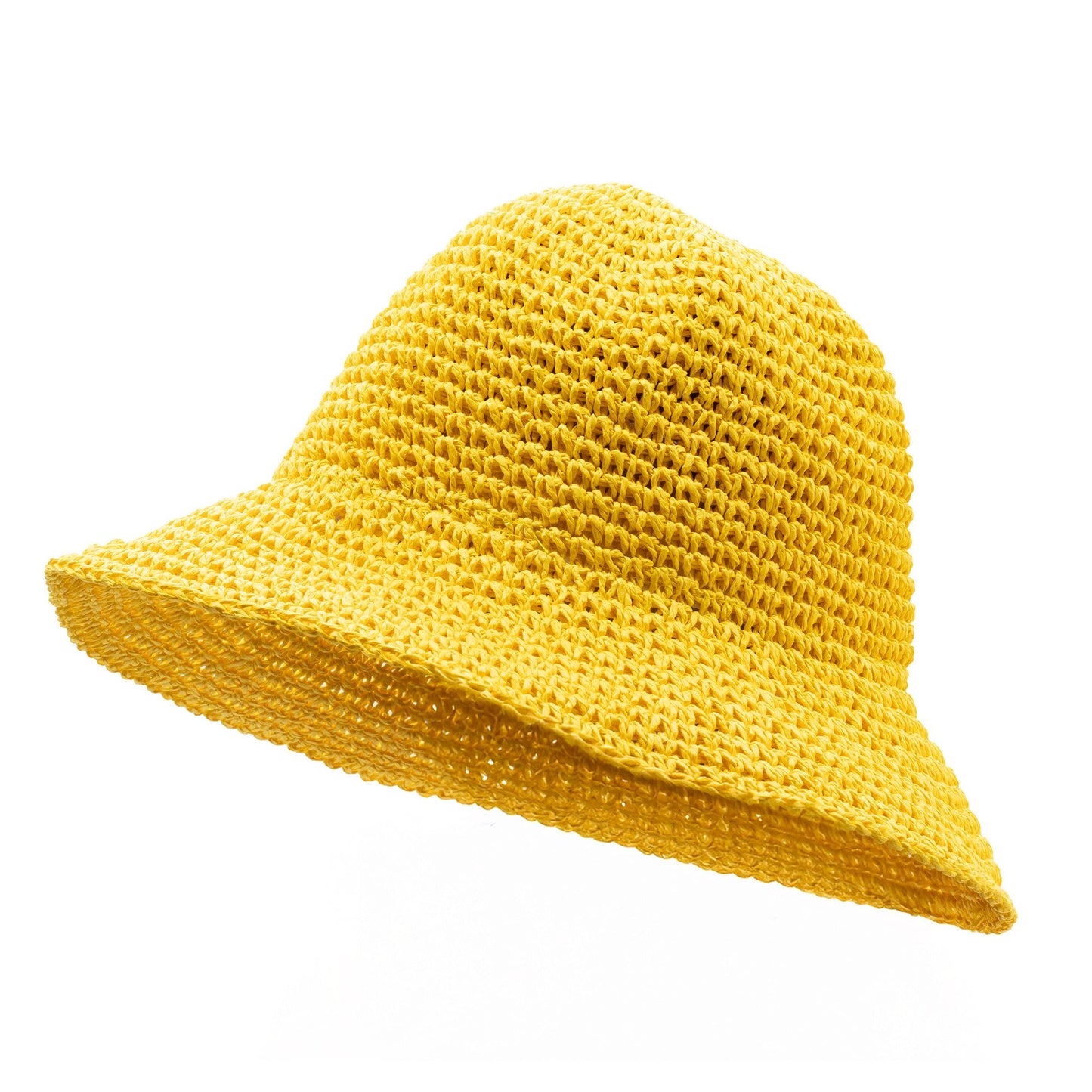 Photo 3 of Nomad Sari Floppy Straw Sun Hat - Yellow Sun Beach Hat featuring authentic premium craftsmanship.