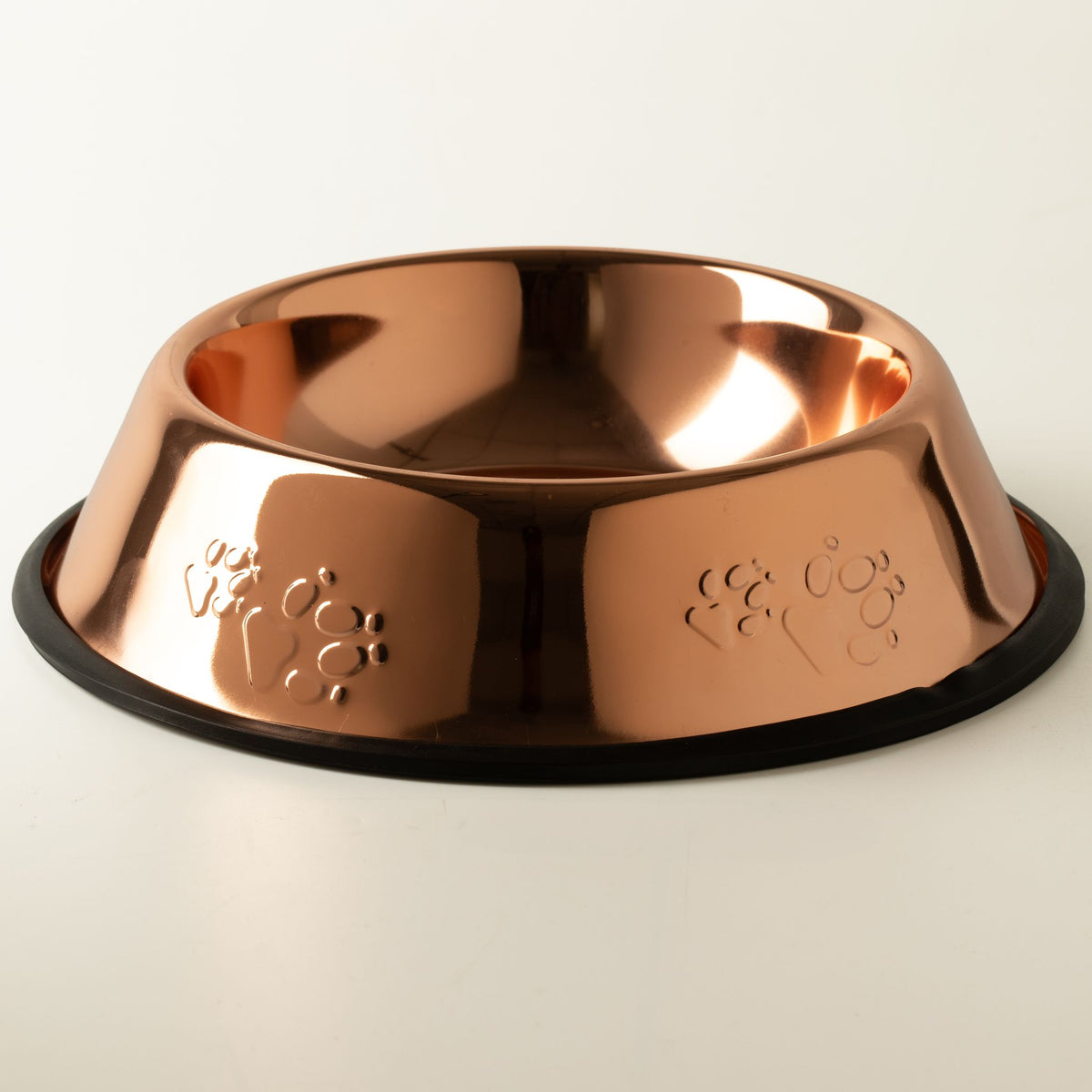 PAW Copper-Style Stainless Steel Pet Bowl – 22cm