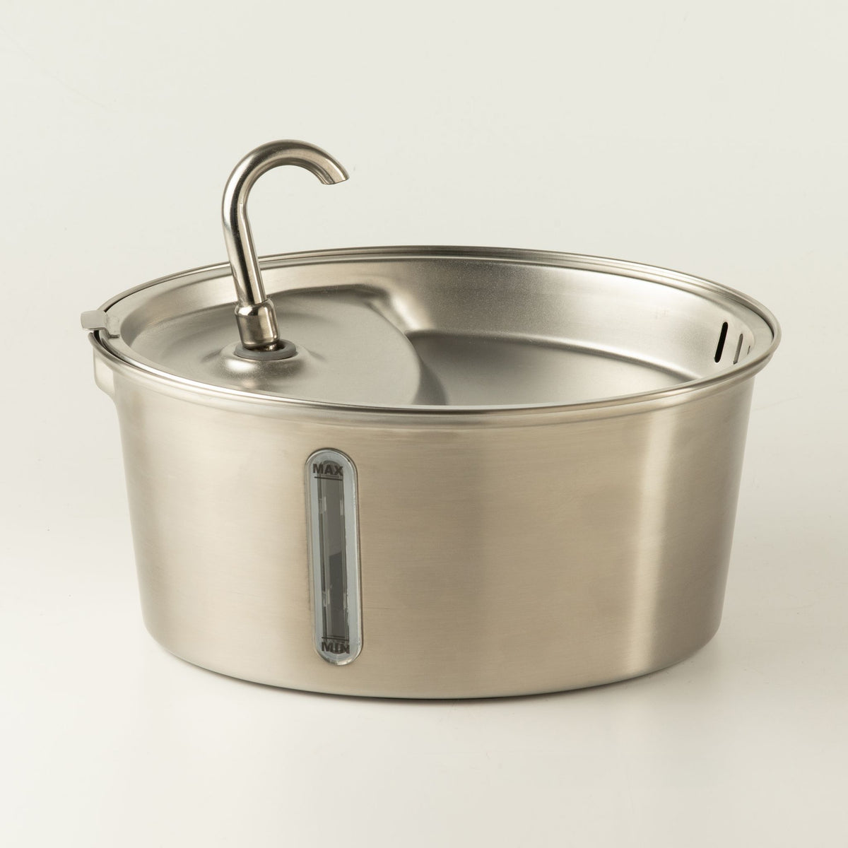 PAW Double Stainless Steel Pet Bowls with Wooden Stand – 2 × 12cm