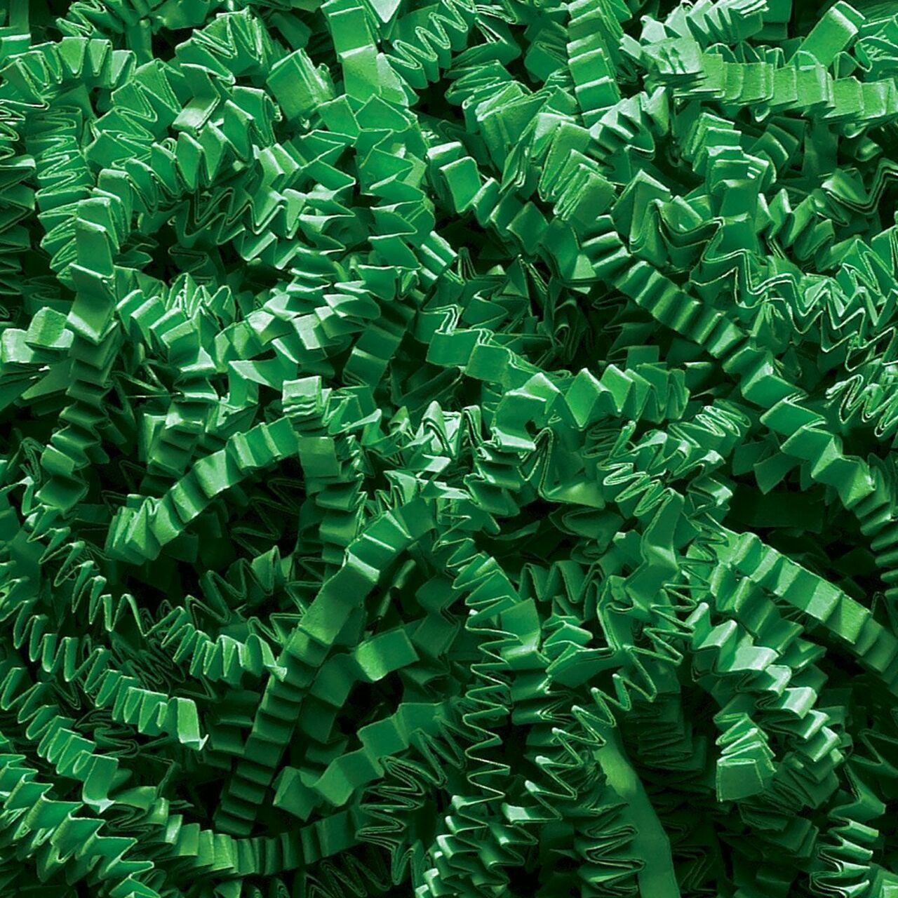 SizzlePak Shredded paper - Green (1KG) lifestyle product photo on neutral background