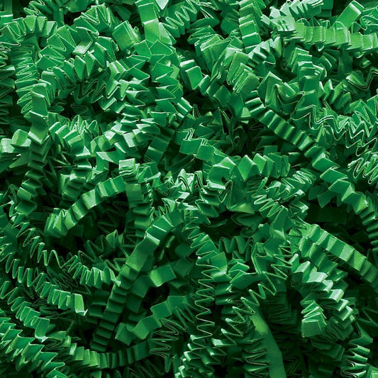 SizzlePak Shredded paper - Green (1KG) lifestyle product photo on neutral background