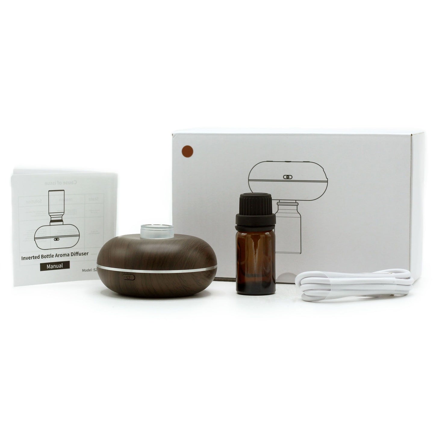 Mini Single Essential Oil Nebulizer - USB to C - movement detector from our luxury aroma diffusers collection