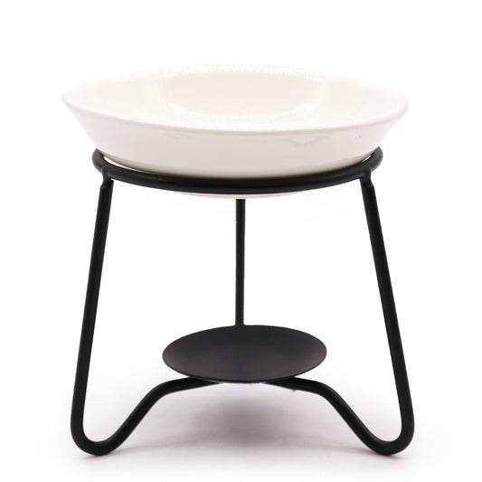 Ceramic & Metal Simple Stand from our luxury cool designs oil burners collection