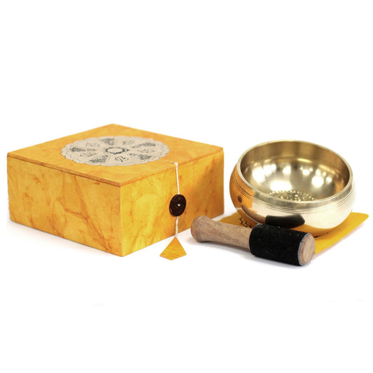 Special Meditation Bowl Set lifestyle product photo on neutral background
