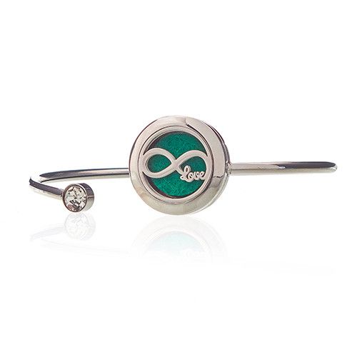 Aromatherapy Jewellery Crystal Bracelet - Infinite Love - 20mm from our luxury aromatherapy diffuser necklaces collection