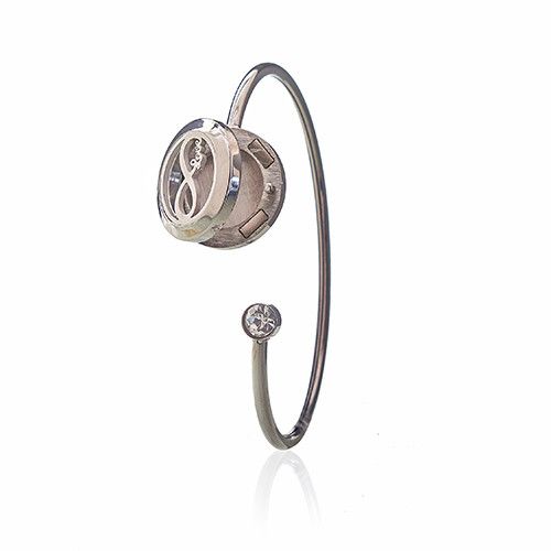 Aromatherapy Jewellery Crystal Bracelet - Infinite Love - 20mm from our luxury aromatherapy diffuser necklaces collection