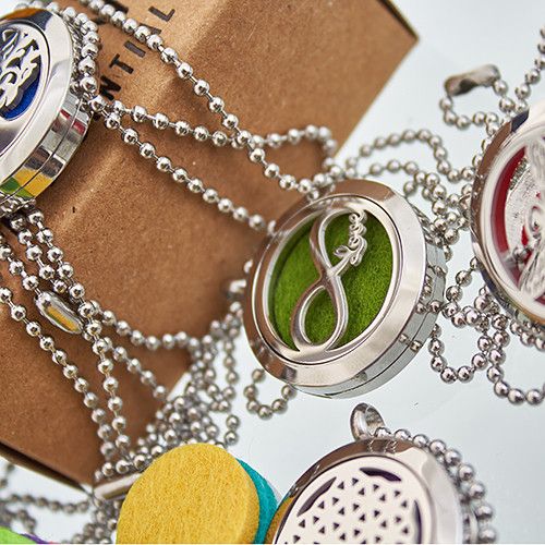 Aromatherapy Necklace Reusable Refill Pad - 20mm from our luxury aromatherapy diffuser necklaces collection