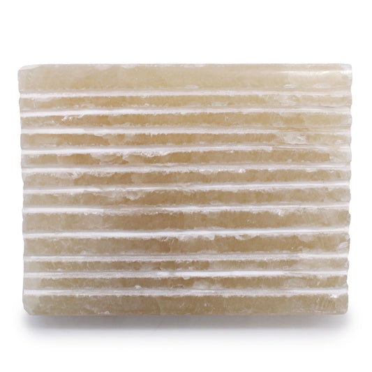 Honey Onxy Square Soap Dish from our luxury stone soap dishes collection