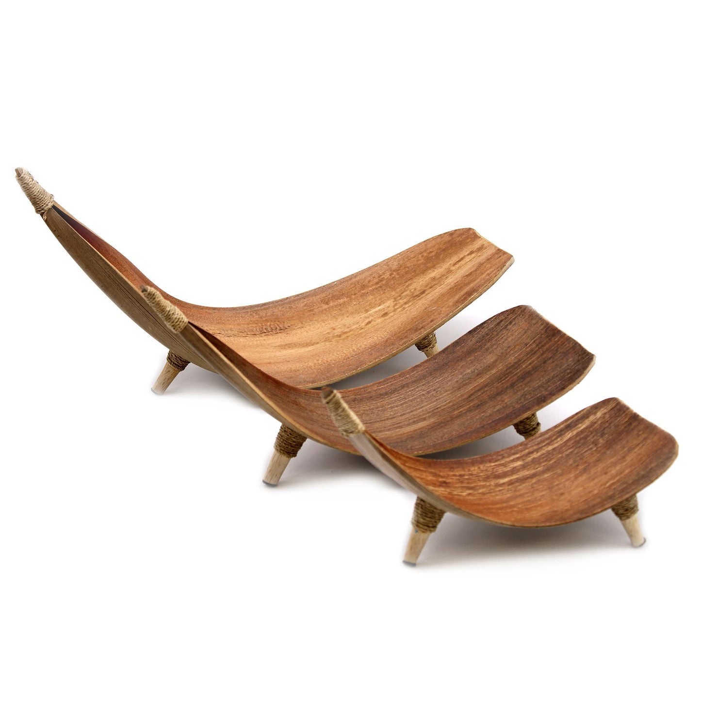 Coconut Leaf Fruit Bowl Set - Natural from our luxury coconut leaf fruit bowl sets & tea stands collection