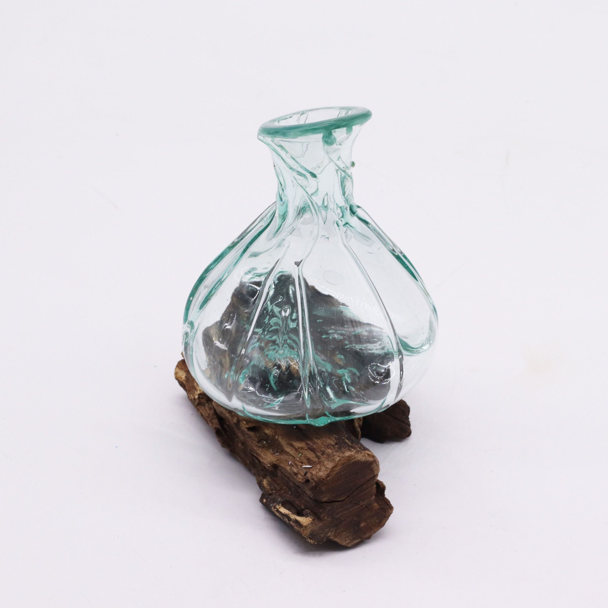 Photo 7 of Molten Glass Fancy Mini Decanter On Wood 24cm Luxury Decor featuring authentic premium craftsmanship.