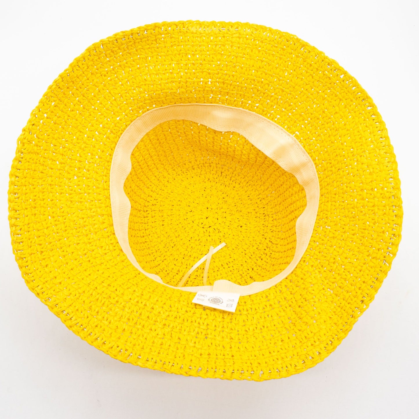 Photo 5 of Nomad Sari Floppy Straw Sun Hat - Yellow Sun Beach Hat featuring authentic premium craftsmanship.