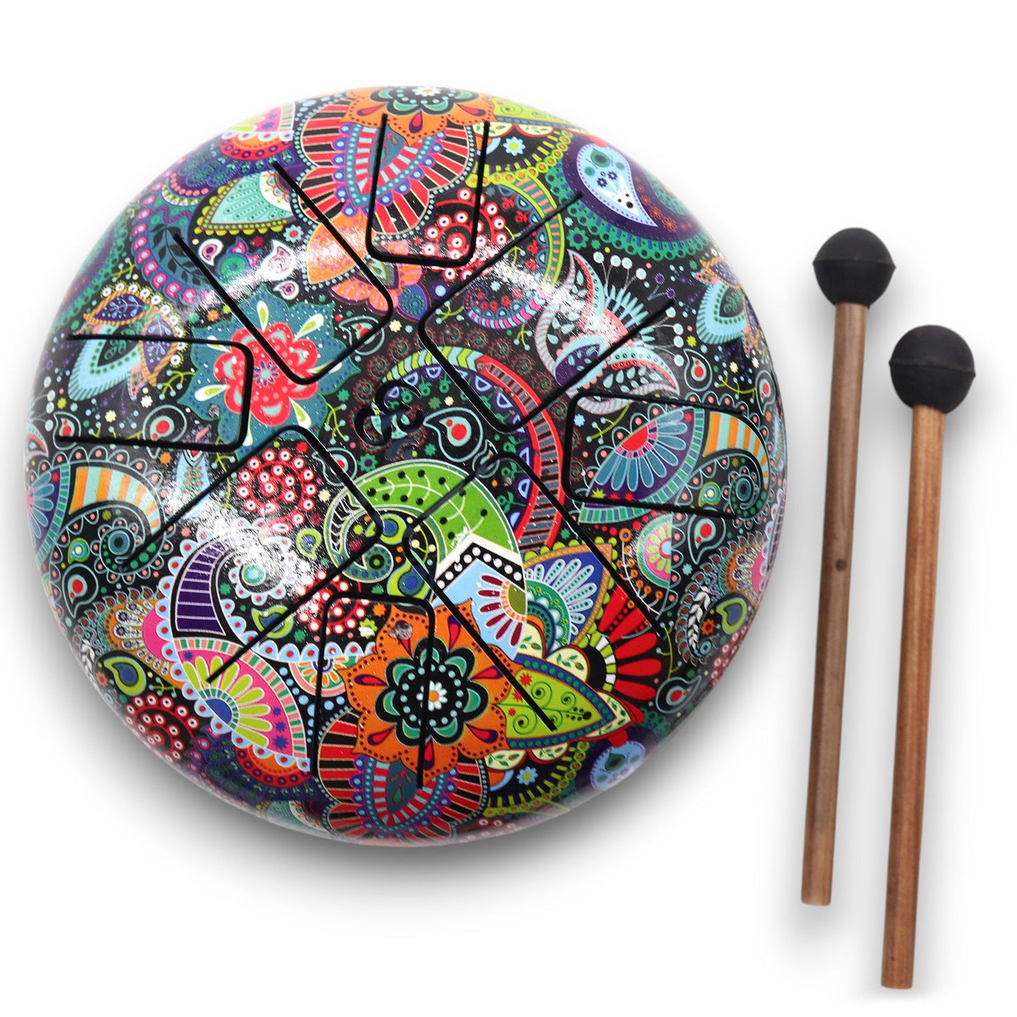 Photo 1 of Hapi Drum Multicoloured Om - 18cm Meditation Drum Premium Ed featuring authentic premium craftsmanship.