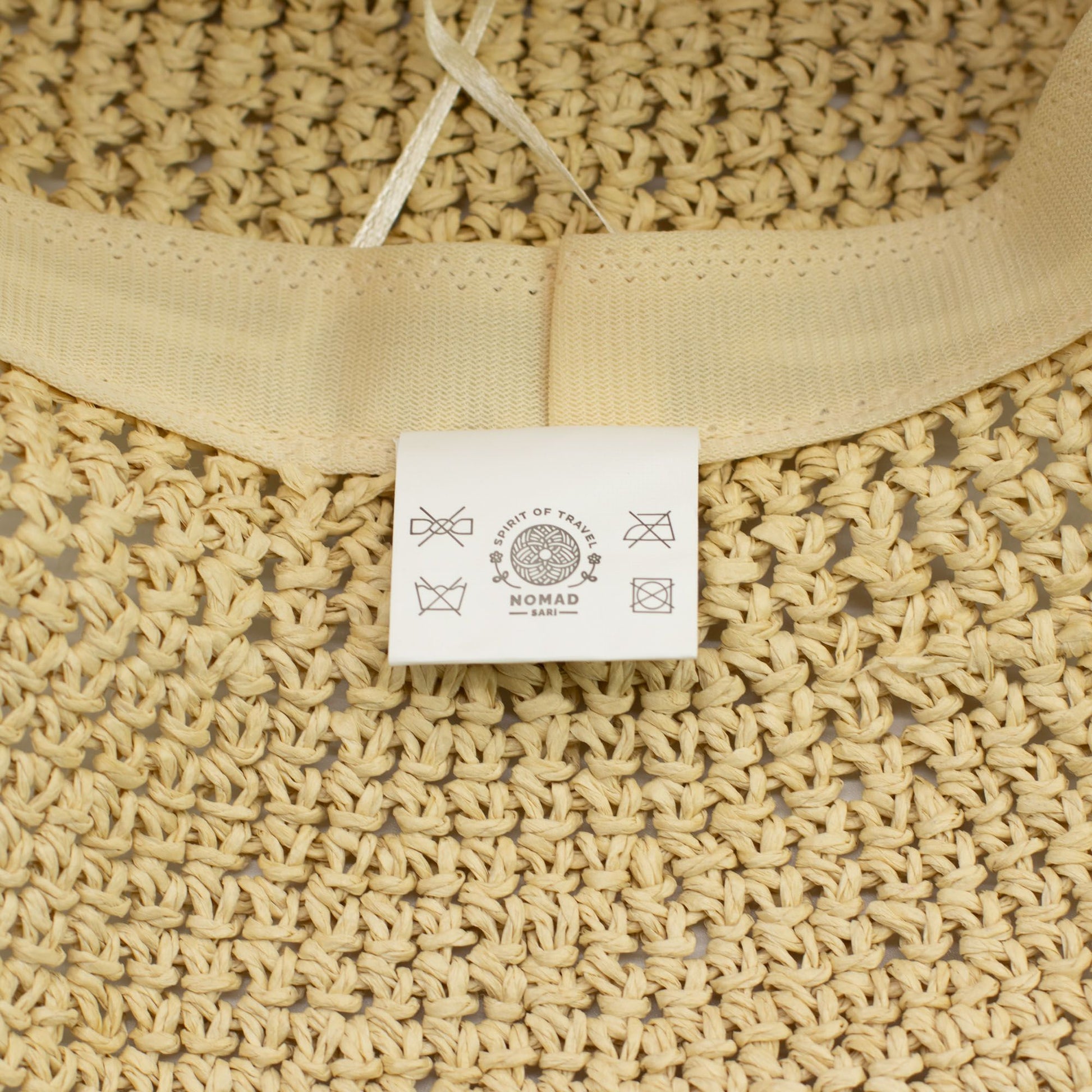 Photo 6 of Nomad Sari Floppy Straw Sun Hat - Natural Beige Sun Beach... featuring authentic premium craftsmanship.
