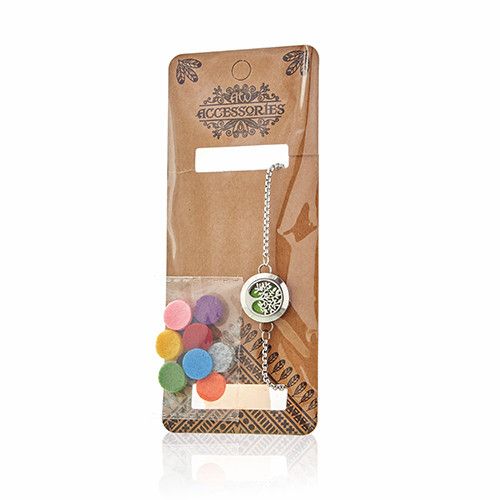 Aromatherapy Jewellery Chain Bracelet - Cat & Flowers - 20mm from our luxury aromatherapy diffuser necklaces collection