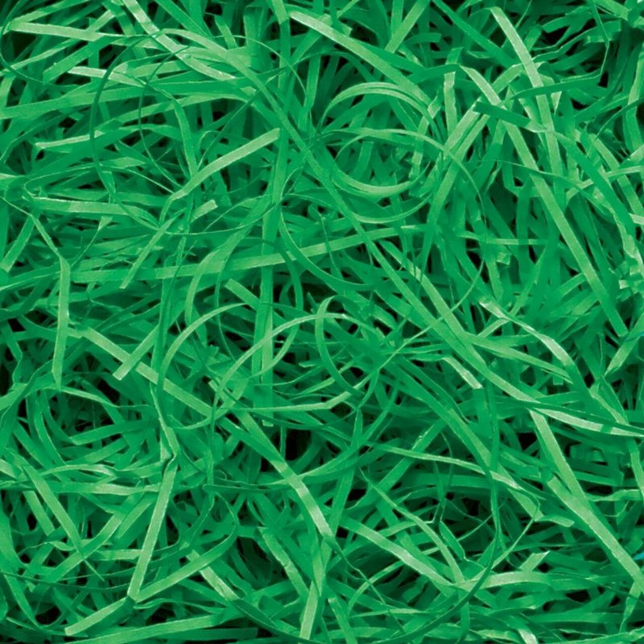 Very Fine Shredded paper - Green (0.5KG) lifestyle product photo on neutral background
