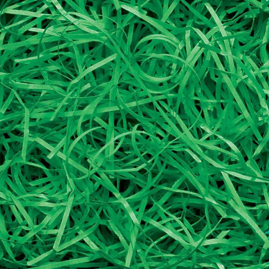 Very Fine Shredded paper - Green (0.5KG) lifestyle product photo on neutral background