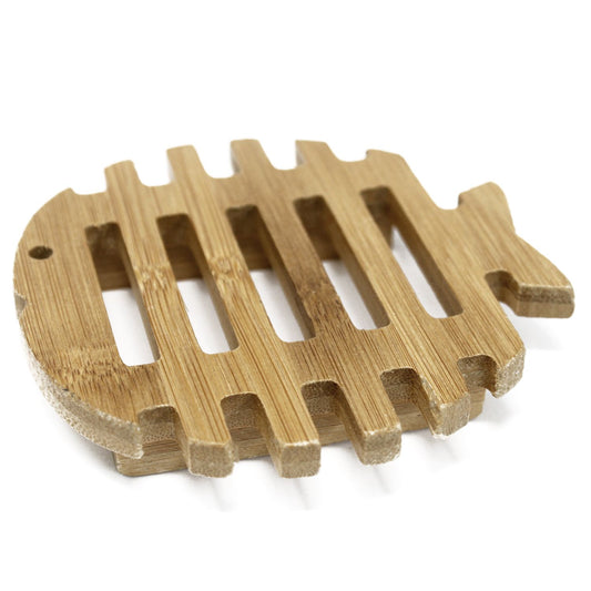 Hemu Wood Soap Dish - Fish from our luxury wooden soap dishes collection