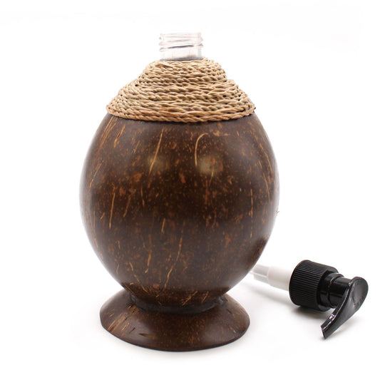 Natural Coconut Soap Dispenser - 150ml from our luxury teakwood soap dispensers collection