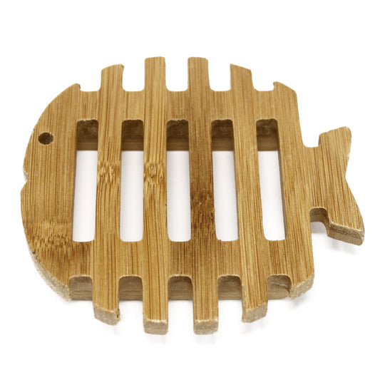 Hemu Wood Soap Dish - Fish from our luxury wooden soap dishes collection