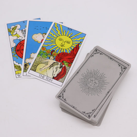 Tarot Cards with Guide Book - Traditional Arcana lifestyle product photo on neutral background