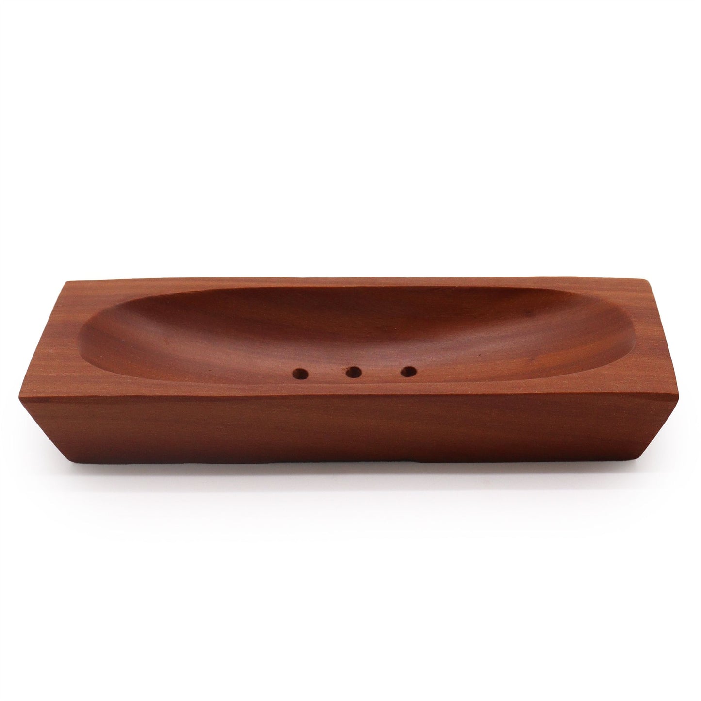 Classic Mahogany Soap Dish - Rectangle from our luxury classic mahogany soap dishes collection
