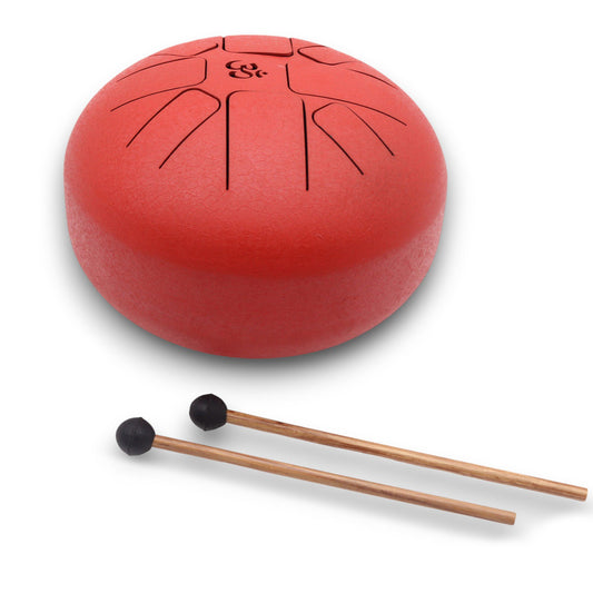Photo 1 of Med Hapi Drum Om Red- 22x16cm Meditation Drum Premium Editio featuring authentic premium craftsmanship.