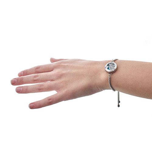 Aromatherapy Jewellery Chain Bracelet - Tree of Life - 20mm from our luxury aromatherapy diffuser necklaces collection
