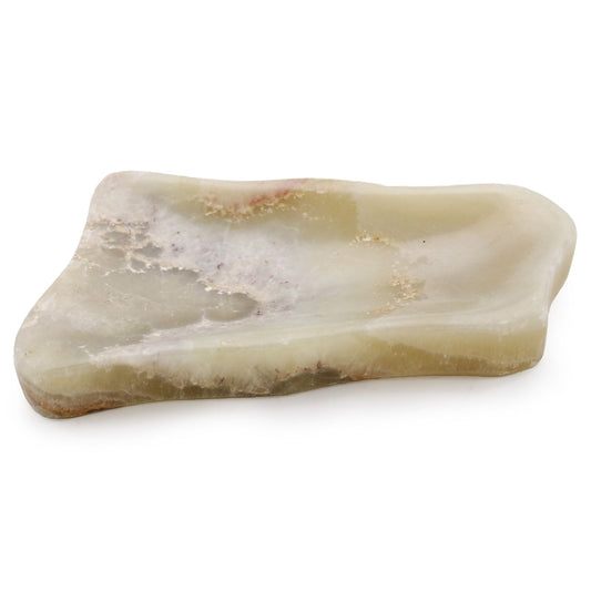 Natural Honey Onxy Soap Dish from our luxury stone soap dishes collection