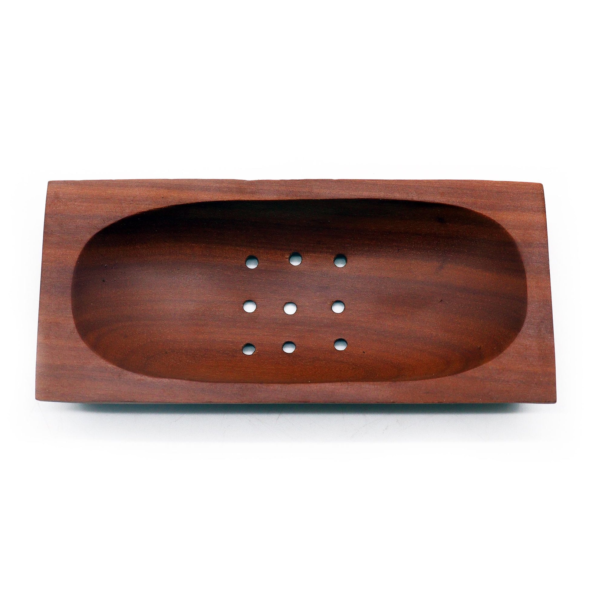 Classic Mahogany Soap Dish - Rectangle from our luxury classic mahogany soap dishes collection