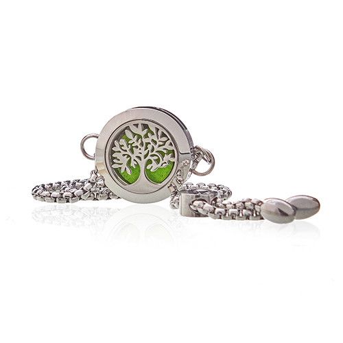 Aromatherapy Jewellery Chain Bracelet - Tree of Life - 20mm from our luxury aromatherapy diffuser necklaces collection