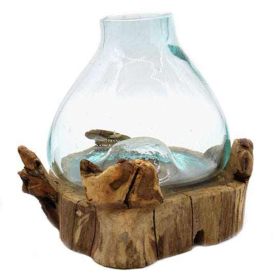 Photo 1 of Molten Glass Large Fish Tank 3.7 Litre Luxury Decor featuring authentic premium craftsmanship.