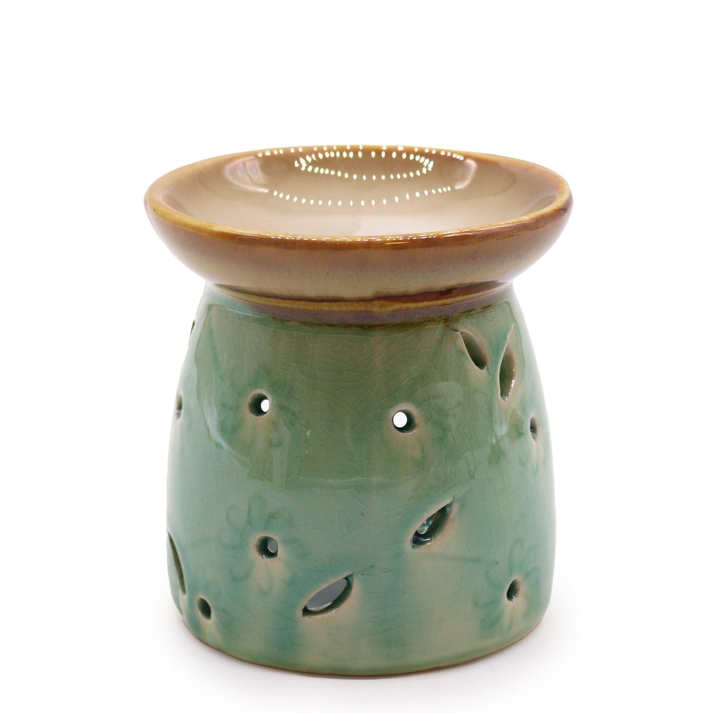 Classic Oil Burner - Blue lifestyle product photo on neutral background
