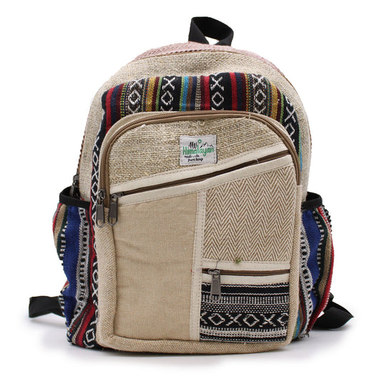 Small Backpack - Zig Zag Zips Style lifestyle product photo on neutral background