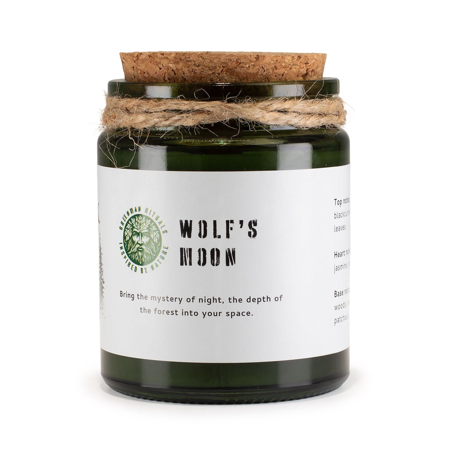 Luxury presentation of the greenman woodwick soy candle wolfs moon556 showing the premium artisan packaging and complete set contents