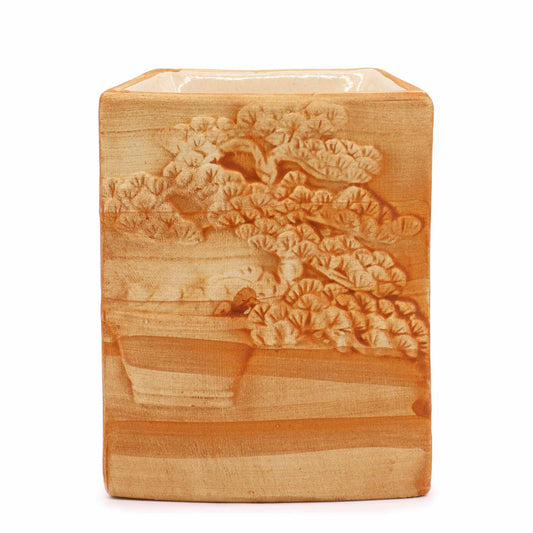 Hand Painted Bonsai Burner - Sand lifestyle product photo on neutral background