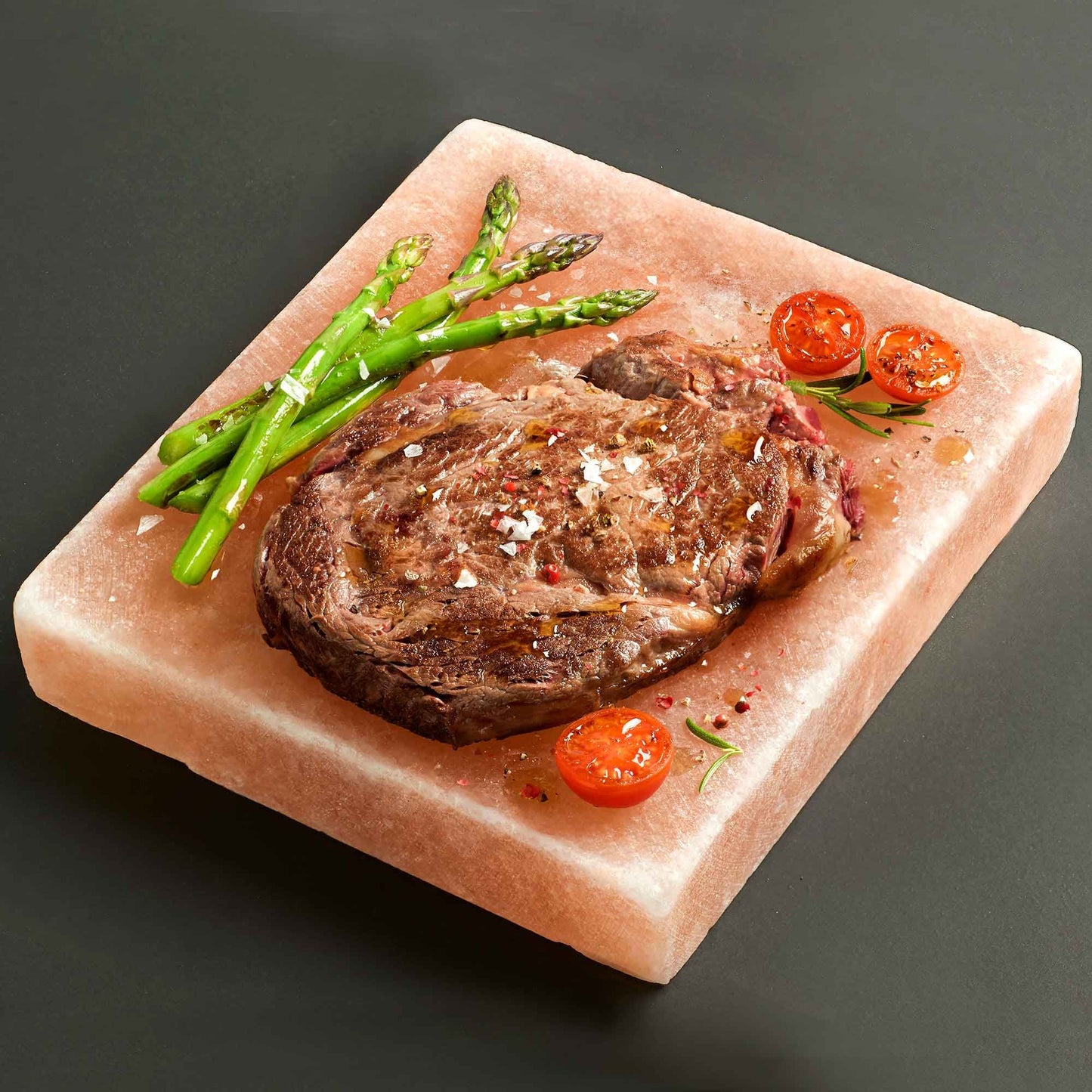 Himalayan Salt Cooking Plate - Square - 20x20x5cm from our luxury himalayan salt cooking plates collection