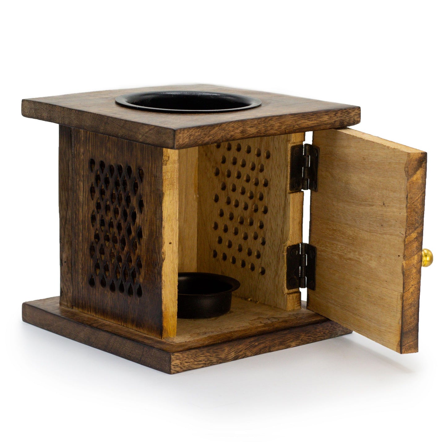 Large Mango Box Burner - Elephant from our luxury mango wood oil burners collection