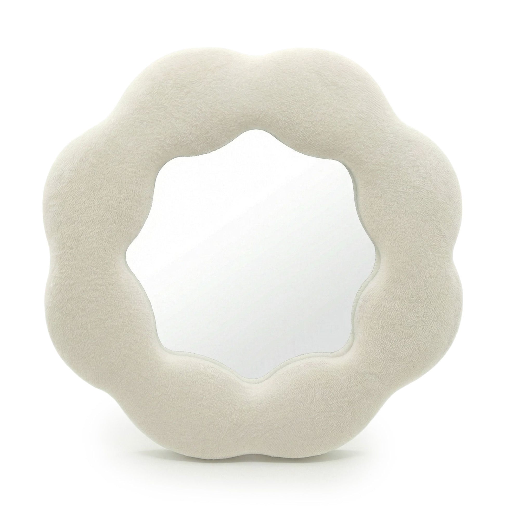 Photo 4 of Soft Squiggly Mirror – Flower – Stone Wall Mirror Premium Ed featuring authentic premium craftsmanship.