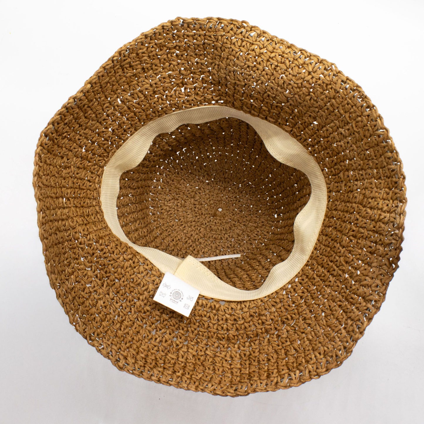 Photo 6 of Nomad Sari Floppy Straw Sun Hat - Natural Coffee Sun Beac... featuring authentic premium craftsmanship.