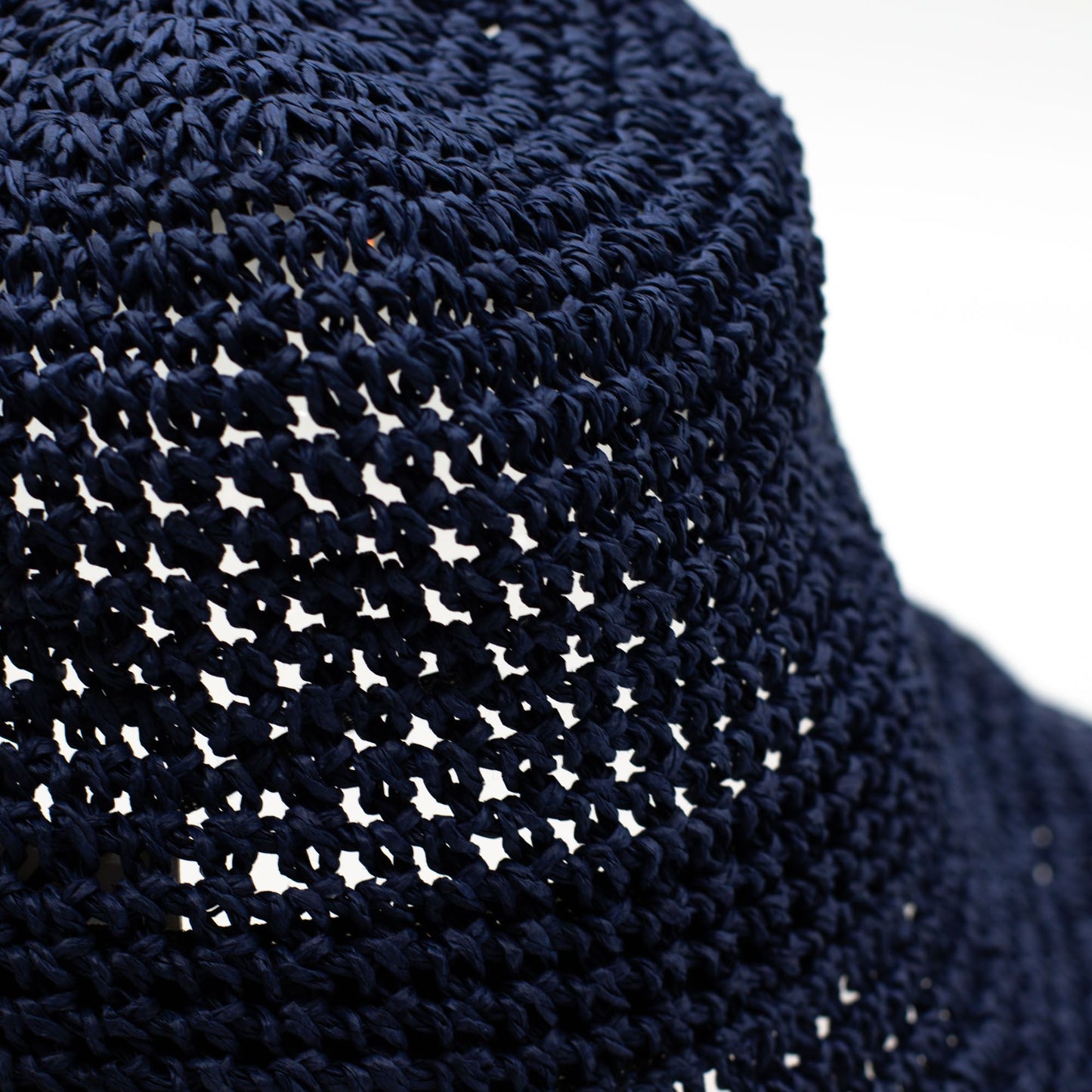 Photo 7 of Nomad Sari Floppy Straw Sun Hat - Navy Blue Sun Beach Hat featuring authentic premium craftsmanship.