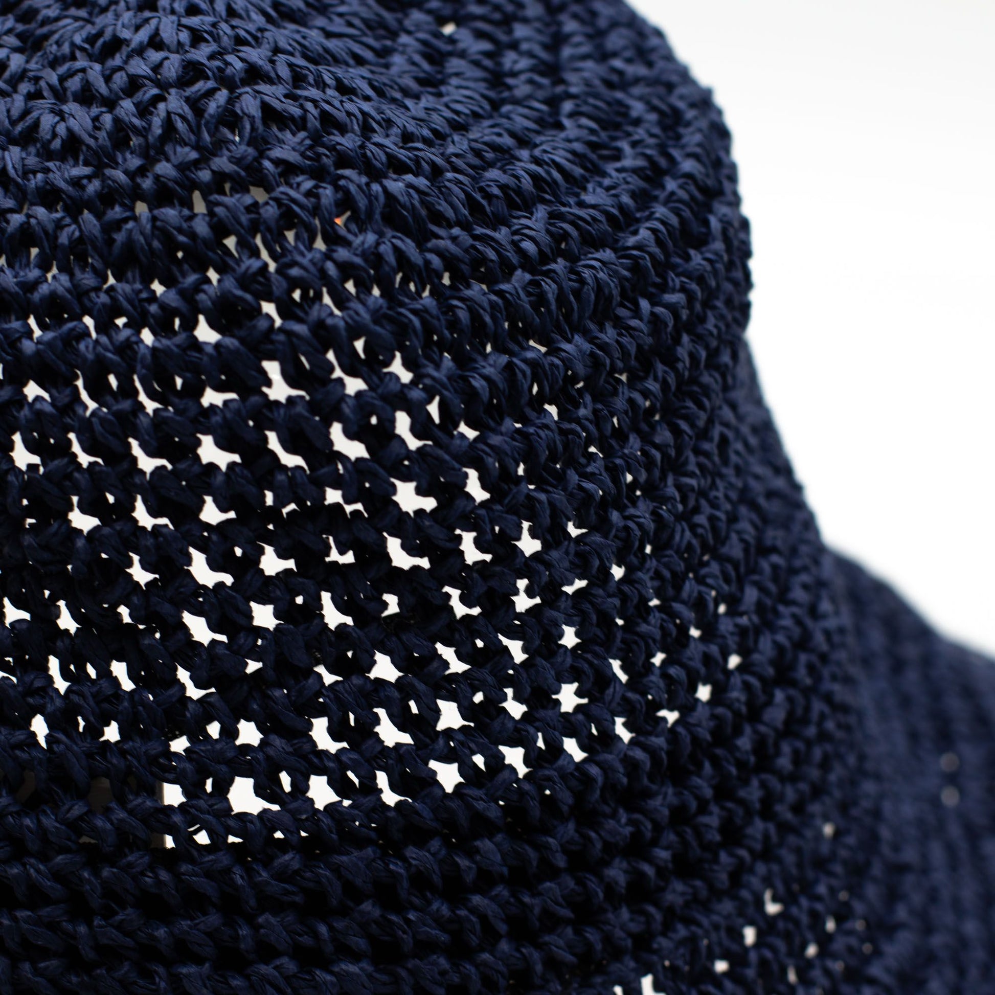 Photo 7 of Nomad Sari Floppy Straw Sun Hat - Navy Blue Sun Beach Hat featuring authentic premium craftsmanship.