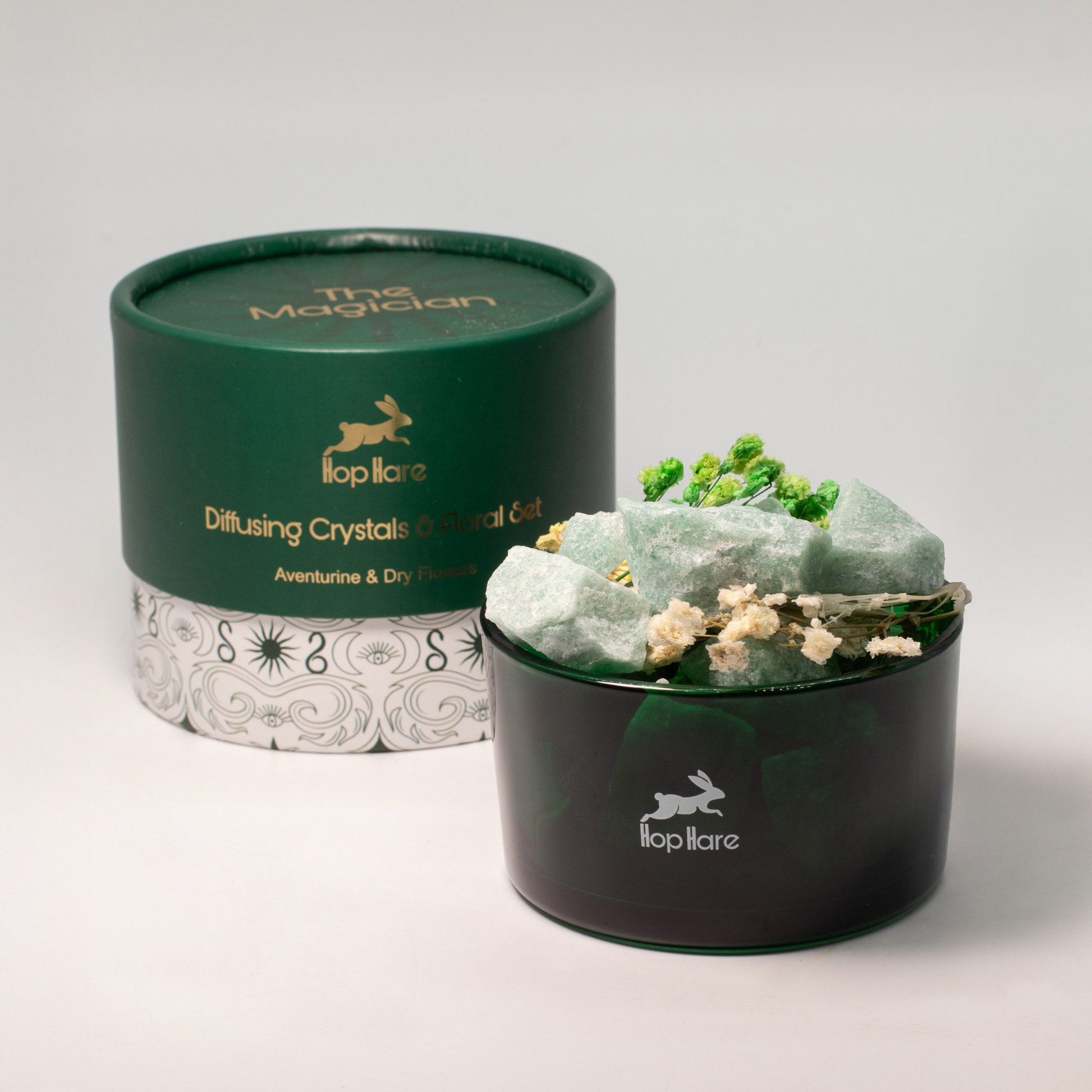 Hop Hare Diffusing Crystals & Floral Set - The Magician from our luxury hop hare diffusing crystals & floral sets collection