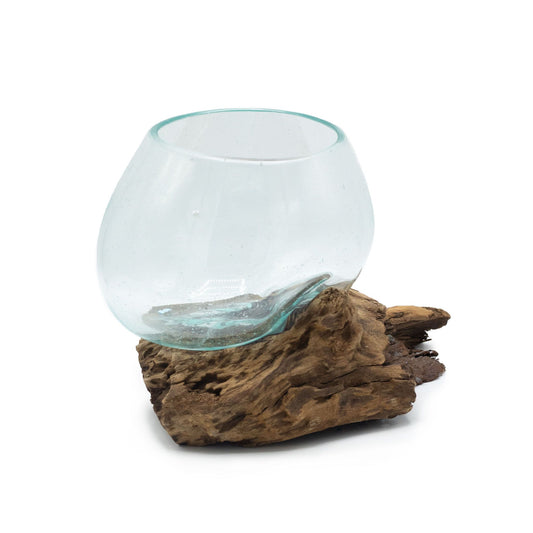Photo 2 of Molten Glass On Wood - Medium Bowl Luxury Decor Premium Edit featuring authentic premium craftsmanship.