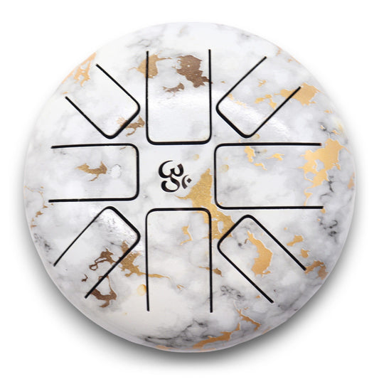 Photo 1 of Hapi Drum Marble Om - 18cm Meditation Drum Premium Edition featuring authentic premium craftsmanship.